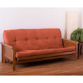 Blazing Needles Vitality 6" Microsuede Futon Mattress, Full, Spice