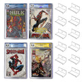 12pcs Clear Floating Comic Book Display Shelves, Comic Book Shelf Stand Wall Mount Display, Comics Books Case Frame Holder, Comi