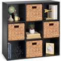 Best Choice Products 9-Cube Storage Organizer, 11In Shelf Opening, Bookcase, Display Shelf, Customizable W/ 3 Removable Back Panels - Black
