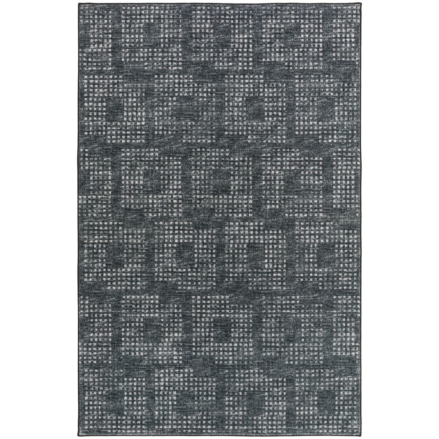 Delano Da1 Black Transitional Rug Rectangle 10' X 14'