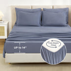 Litanika Beige Bed In A Bag Full - 7 Pieces Full Size Comforter Sets Beddding Comforter Sets, Solid Fluffy Bed Set With Comforte