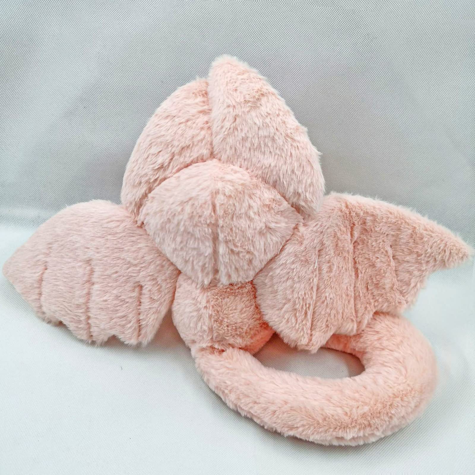 PEACH CAT Kawaii Bat Bunny Plush Pillow 12" - Pink Stuffed Animal for Kids