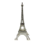 allgala Eiffel Tower Statue Decor Alloy Metal, and Size (07'', Silver)
