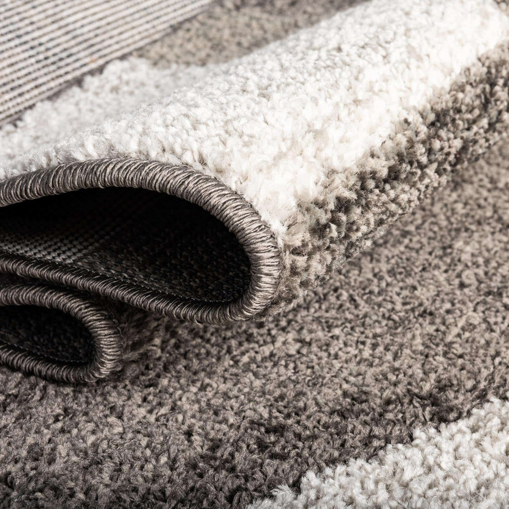 Unique Loom Autumn Collection Area Rug - Providence (10' X 14' 1'' Rectangle, Gray/ Ivory)