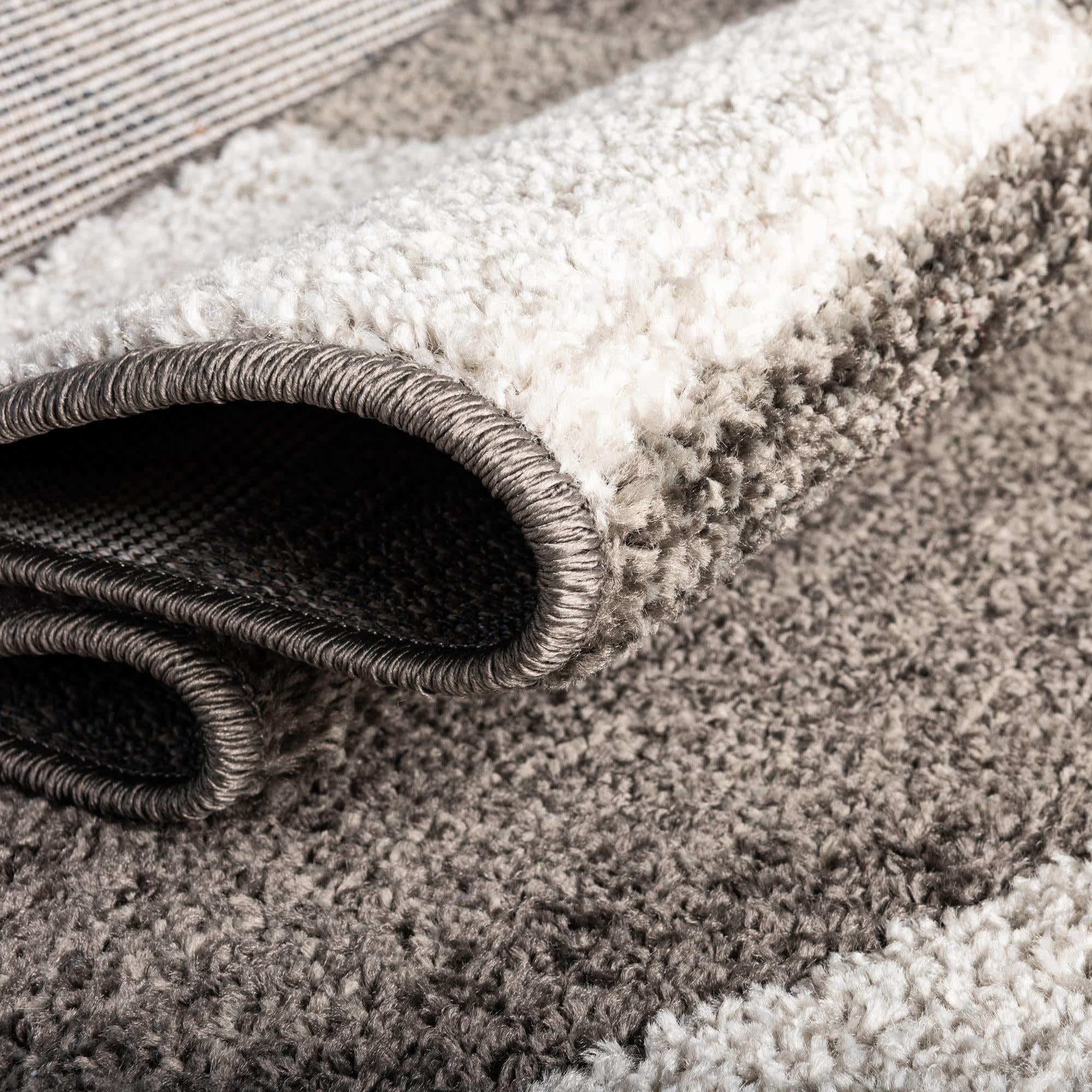 Unique Loom Autumn Collection Area Rug - Providence (10' X 14' 1'' Rectangle, Gray/ Ivory)