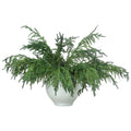 Jutom 6 Pcs Christmas Norfolk Pine Branches, Norfolk Pine Artificial Christmas Branches DIY Crafts Faux Christmas Norfolk Pine B