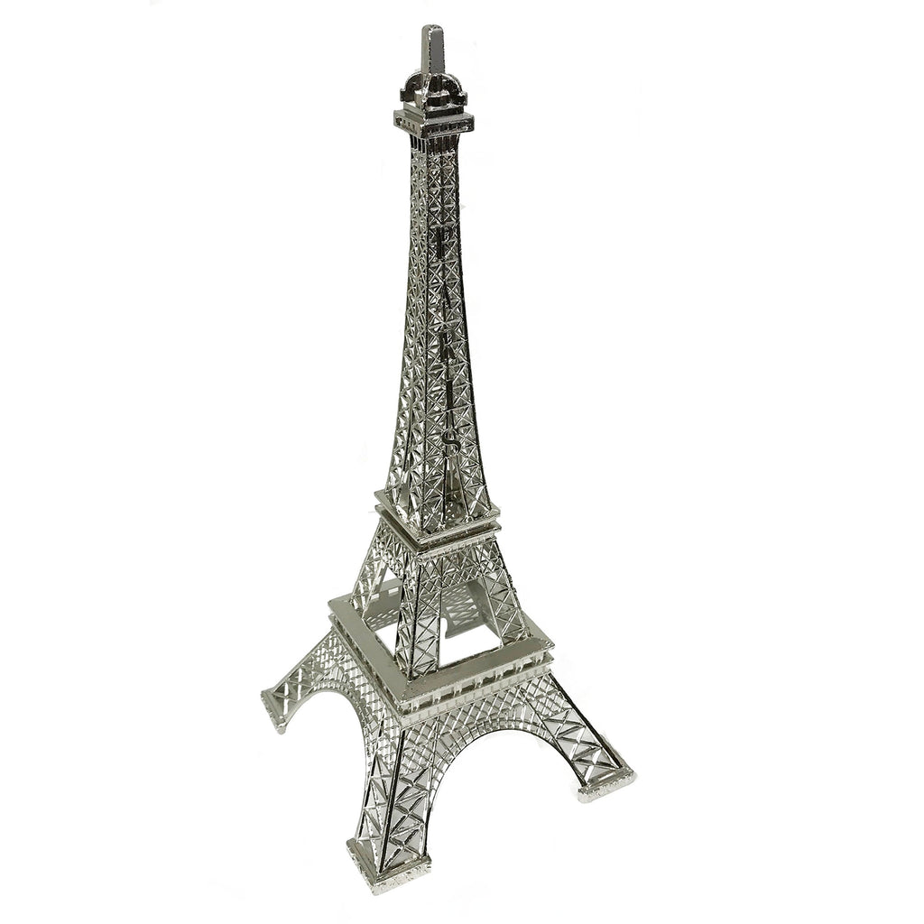 allgala Eiffel Tower Statue AL90106 Alloy Metal Silver 15" Height