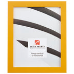 Craig Frames Confetti, Modern Yellow Picture Frame, 12 x 16 Inch