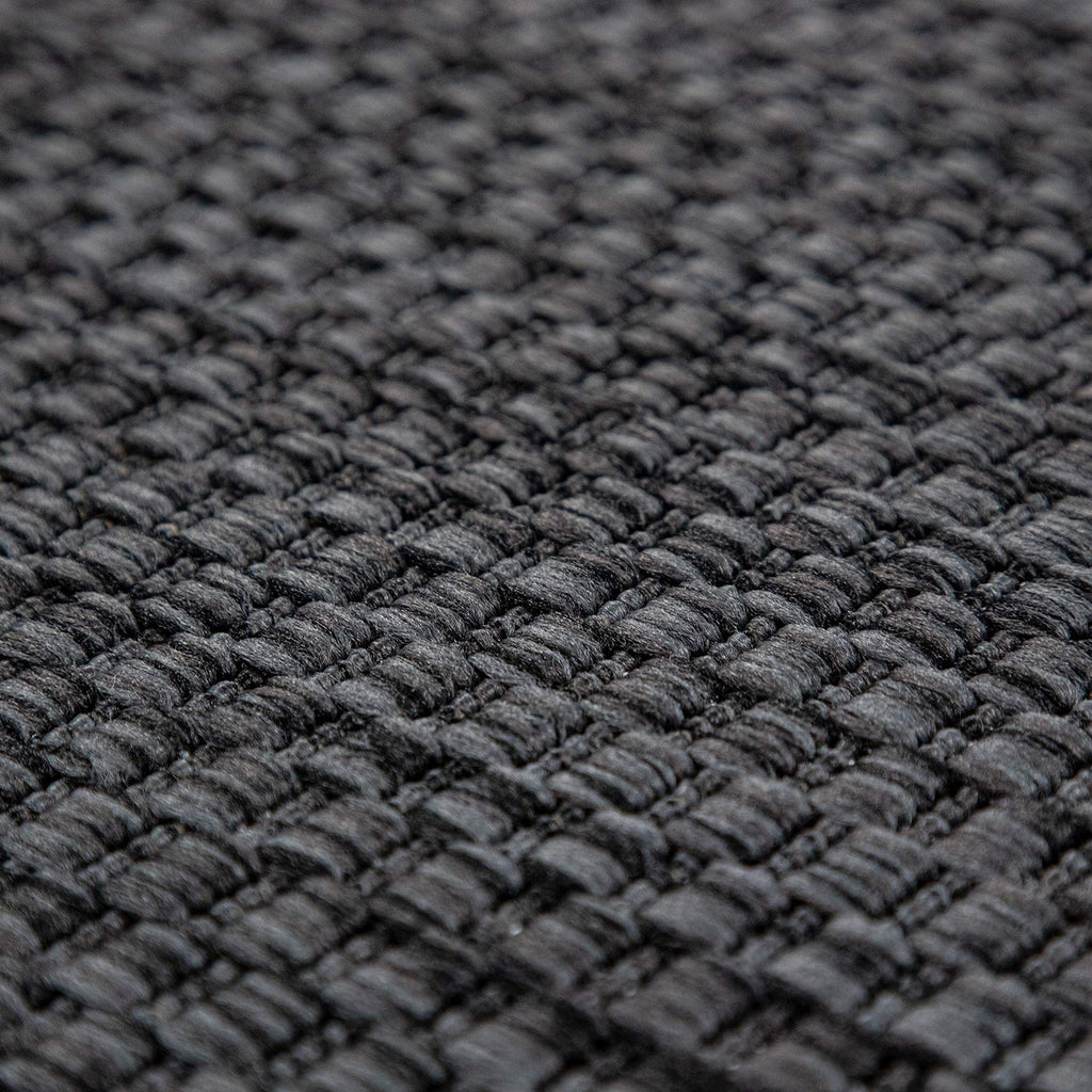 Solid Outdoor Rug For Patio Or Balcony Waterproof In Mottled Blue, Size: 4'7' X 6'7'