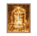 Poster Master Vintage Illustration Poster - Retro Christian Print - Gift for Religious, Friend - The Shroud of Turin Face of Jes
