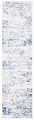 Safavieh Amelia Collection Runner Rug - 2'2'' X 12', Ivory & Blue, Modern Abstract Design, Non-Shedding & Easy Care, Ideal For H