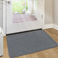 TREETONE Anti-Slip Front Back Door Mat, 20 x 30 Absorbent Shoe Scraper Dirt Trapper, Low-Profile Floor Mats, Washable High Traff