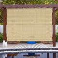 Patio Paradise Shades Roll Up Outdoor 6 Wx11 H Roller Shade Exterior Patio Blinds for Outside Porch Deck Balcony Pergola Carpo