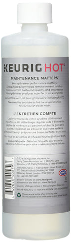Keurig Descaling Solution 14 oz Bottles Pack of 5 Clear