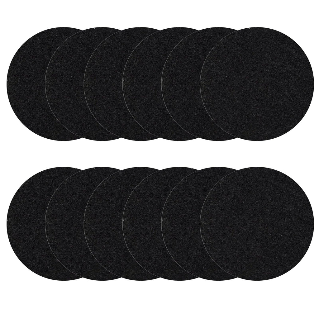 7.2 Inch Kitchen Compost Bin Filters Charcoal Replacements, ENLOY 12 Pack Charcoal Filters for Countertop Home Bucket, Longer La