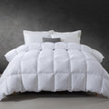 Bedtreat Luxury Goose Down Comforter King Size,Premium Hotel Collecton Duvet Insert For All Seasons With Ultra-Soft 100% Organic