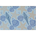 Seabreeze Sz4 Blue Coastal Rug Rectangle 10' X 14'