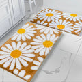Roseate Flower Super Soft (40x60 cm) Microfiber Solid 2000 GSM Bath Mat Super Absorbent AntiSkid Mats for Bathroom/Bedroom/Kitc