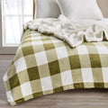 Sherpa Fleece And Velvet Plush Throw Blanket, Thick Blanket For Chair, Sofa, Or Bed. Warm, Reversible, Soft Fleece Throw Blanket