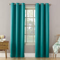 Sun Zero Becca Energy Efficient Grommet Curtain Panel, 40'' x 95'', Marine