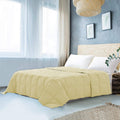 Edmund Microfiber 250 Gsm All Season Comforter (60 X 90 Inches/152Cm X 228Cm) Comforter/Blanket/Quilt/Rajai  Single Bed|Ivory