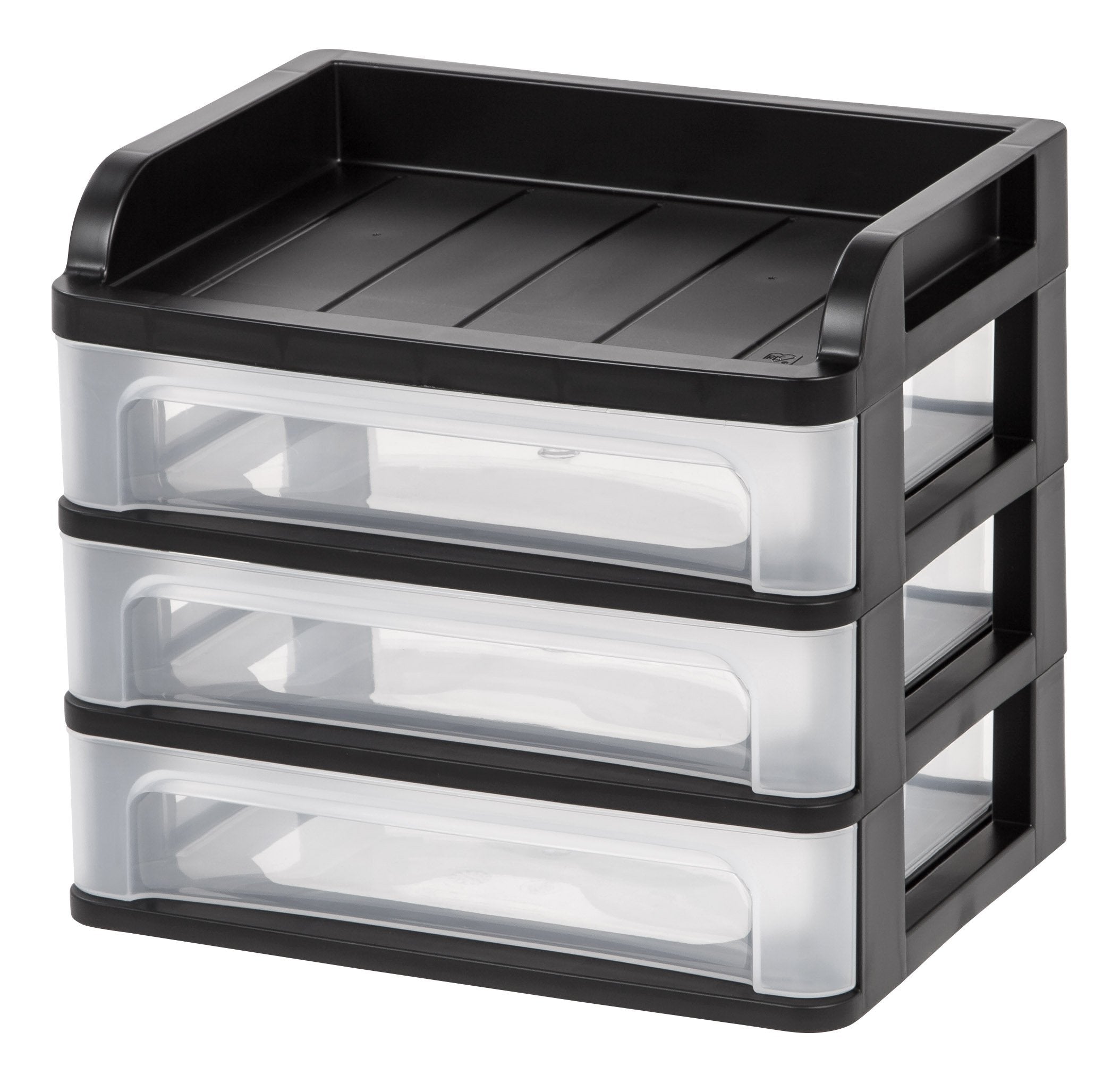 Iris Small Desktop Drawer System, 1 Pack, Black