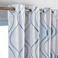 Dolce Mela Curtain Panel Semi-Blackout Drapes, Dmc498 Hamburg