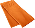 Elegant Comfort 1500 Premier Hotel Quality Wrinkle & Fade Resistant Luxury 2-Piece Pillowcases, King Size - Elite Orange