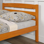 Donco Kids Econo Contemporary Full Honey Bed