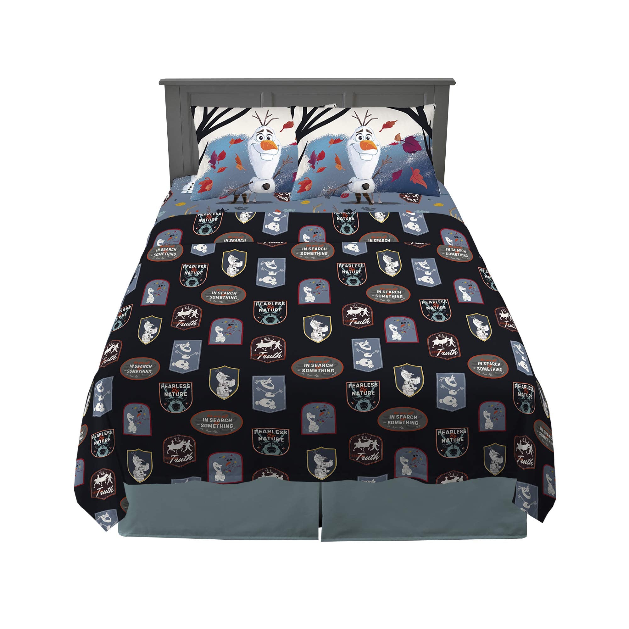Franco Kids Bedding Super Soft Sheet Set, 4 Piece Full Size, Disney Frozen 2 Olaf