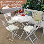 Thyle Outdoor Chair Cushions Set Of 6 Waterproof Sun Protection Square Tufted Seat Cushions Overstuffed Patio Furniture Cushions
