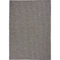 Nourison Positano Indoor-Outdoor Charcoal 4' X 6' Area Rug, Easy Cleaning, Non Shedding, Bed Room, Living Room, Dining Room, Bac