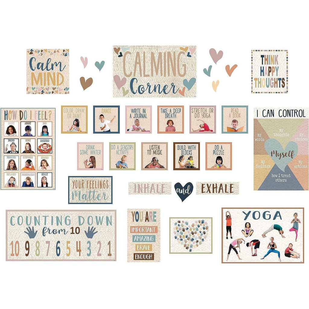 Teacher Created Resources Full-Size Bulletin Board Set, Everyone Is Welcome Calming Corner