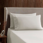 Nestl Cal King Size Sheets Set - 4 Piece California King Sheets, Deep Pocket, Hotel Luxury, Extra Soft, Breathable And Cooling, Off White Cal King Bed Sheets