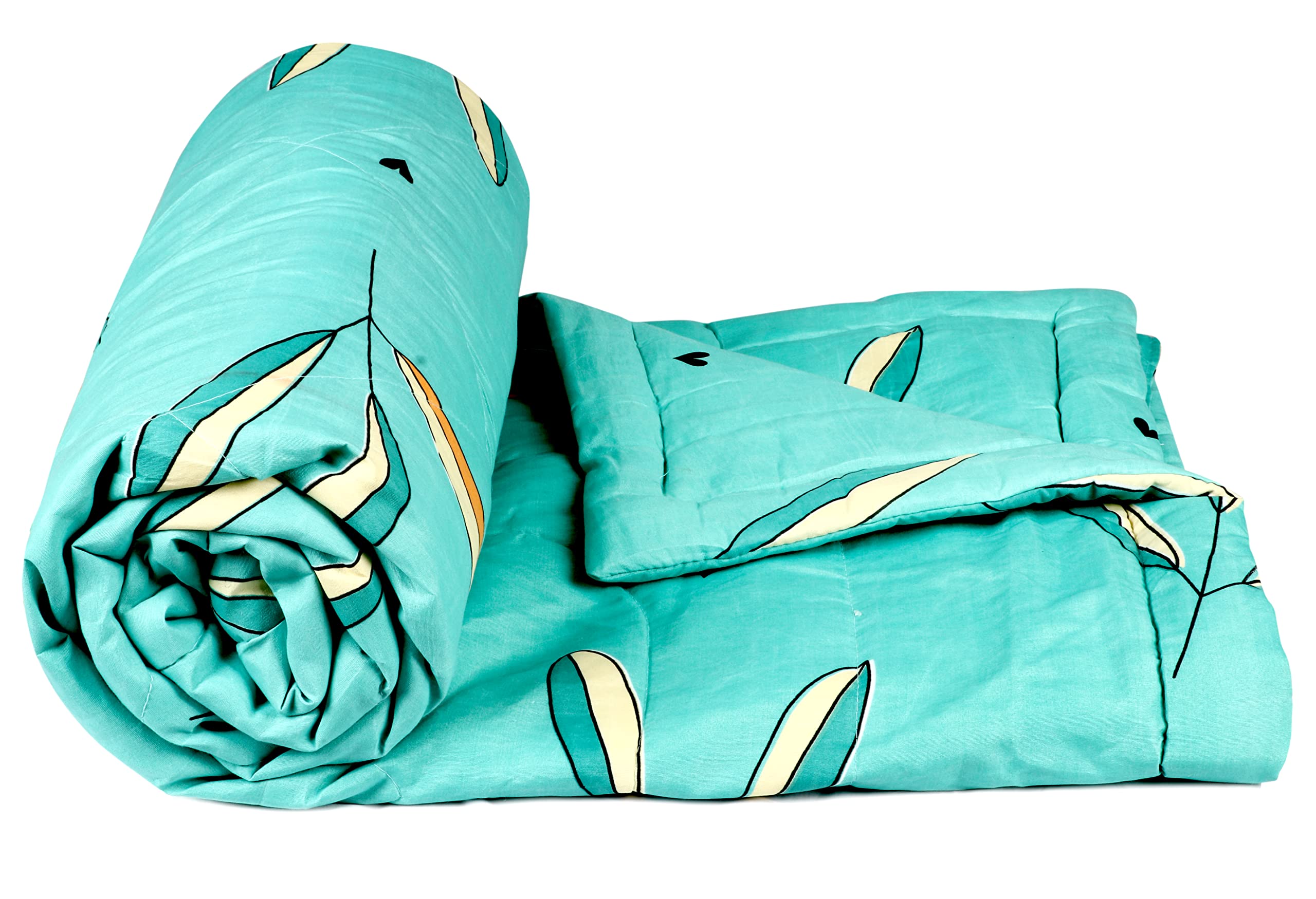 Vas Collection All Weather Microfiber Comforter/Duvet/Ac Quilt/Blanket  Reversible With Siliconised Filling  200 Gsm |Single 