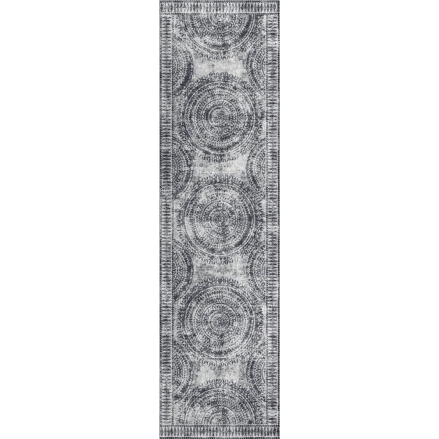 Sedona Sn7 Grey Transitional Rug Runner 2' 3" X 7 ' 6"