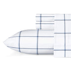 Nautica - Queen Sheet Set, Cotton Percale Bedding Set, Crisp & Cool, Lightweight & Breathable (Plot Blue, Queen)