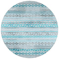 Sedona Sn10 Blue Bohemian Rug Round 10' X 10'