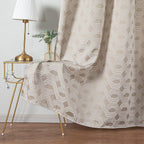 Dolce Mela Curtain Panel Semi-Blackout Drapes, Dmc501 Apollo
