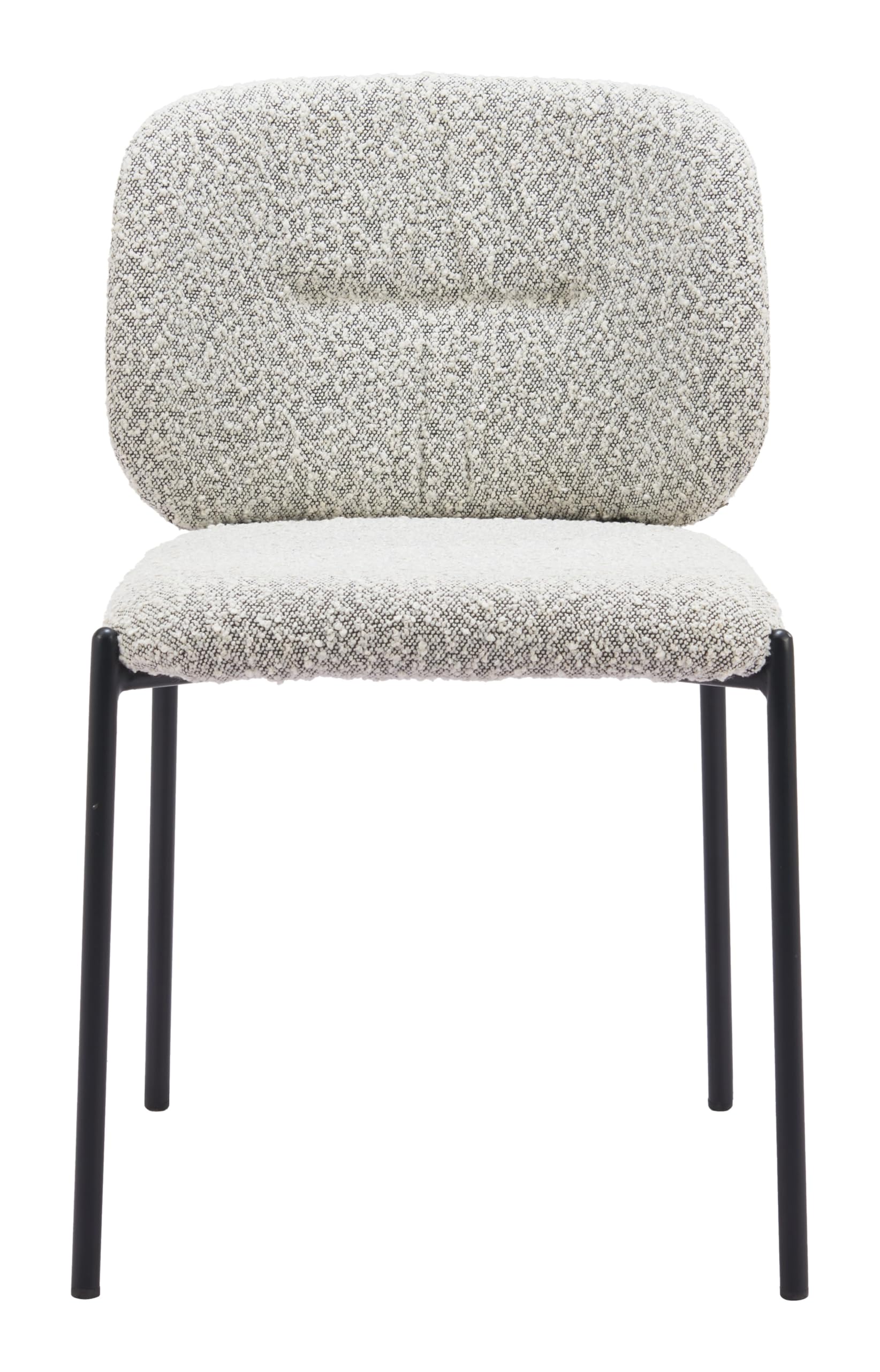 Zuo Plat Dining Chair (Set of 2) Gray