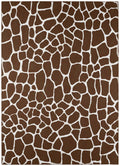 Addison Rugs Safari Asf34 Coffee Washable 5' X 7'6" Indoor Outdoor Area Rug, Easy Clean, Machine Washable, Non Shedding, Bedroom, Entry, Living Room, Dining Room, Kitchen, Patio Rug