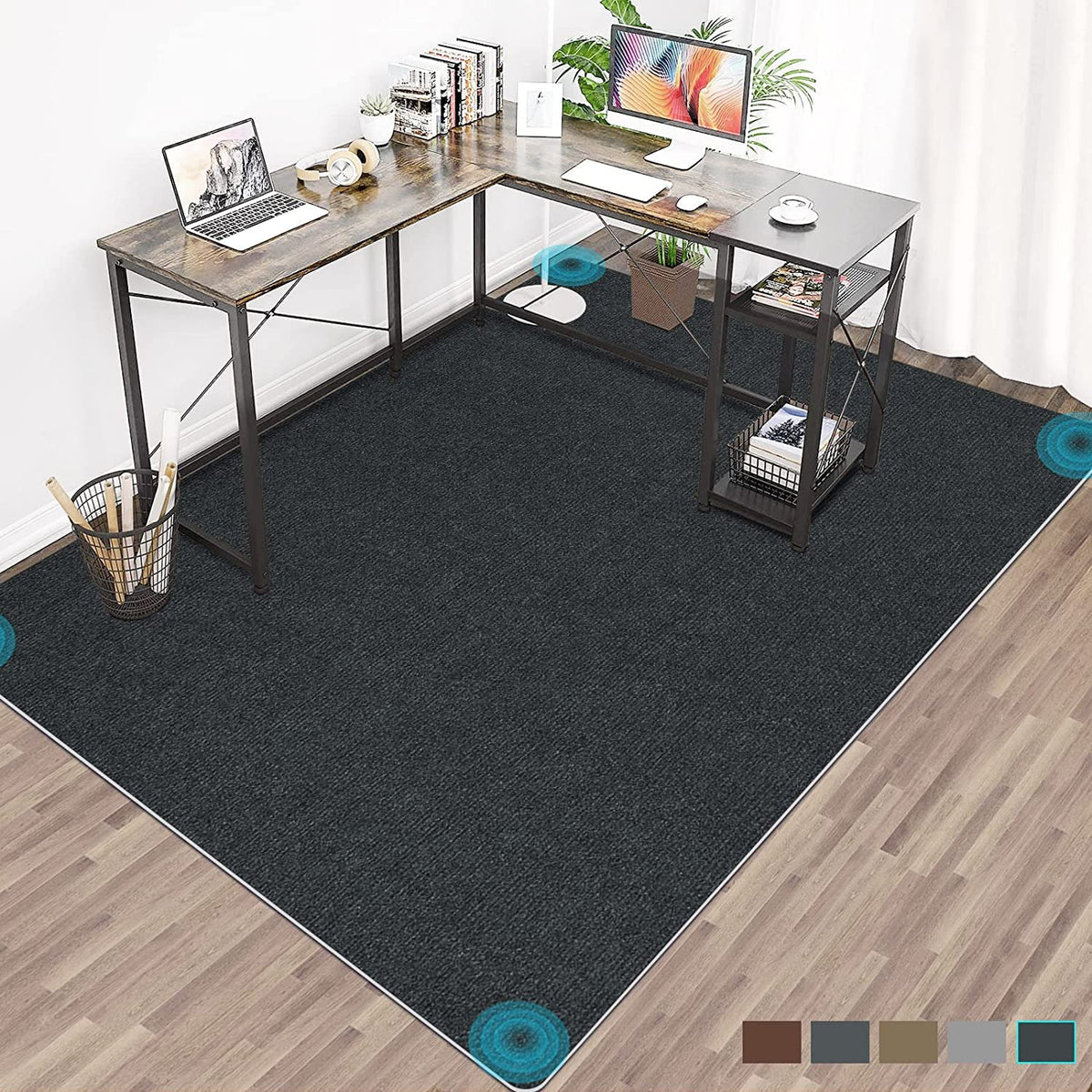 Floor Mat For Office Chair Desk Chair Mat For Carpet Desk Mat For Carpeted Floors Office Rug Hriiiiya Office Chair Mat Floor Pro