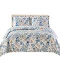 Royal Tradition Layan Reversible Coverlets, Twin Over-Sized 2Pc Quilt Set (68-Inch Wide X 90-Inch Long) Lightweight Bedspread