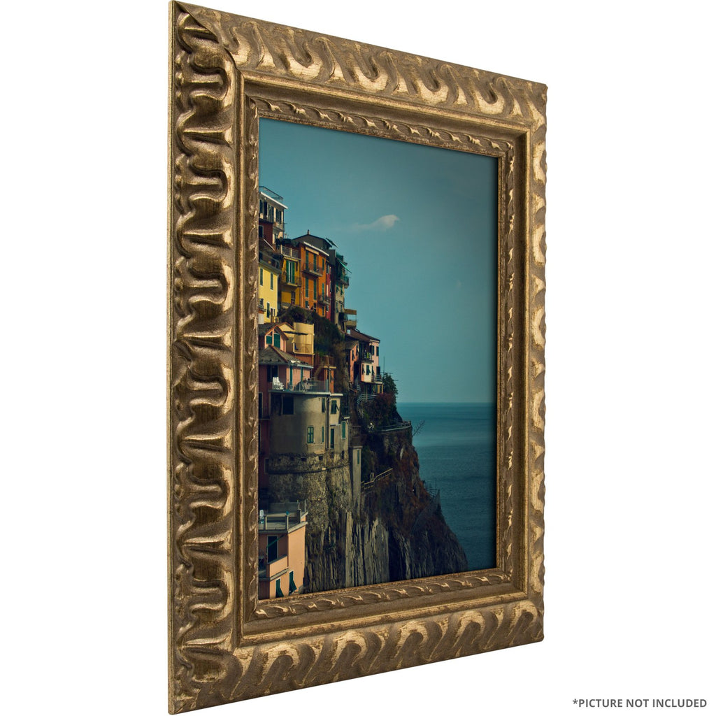 Craig Frames Bravado Ornate Antique Bronze Picture Frame, 8 By 10-Inch