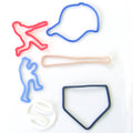Silly Bandz Baseball Shapes - 24 Pack