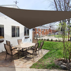 Windscreen4Less 7 ' X 7 ' X 7 ' Sun Shade Sail Triangle Outdoor Canopy Cover Uv Block For Backyard Porch Pergola Deck Garden Pat