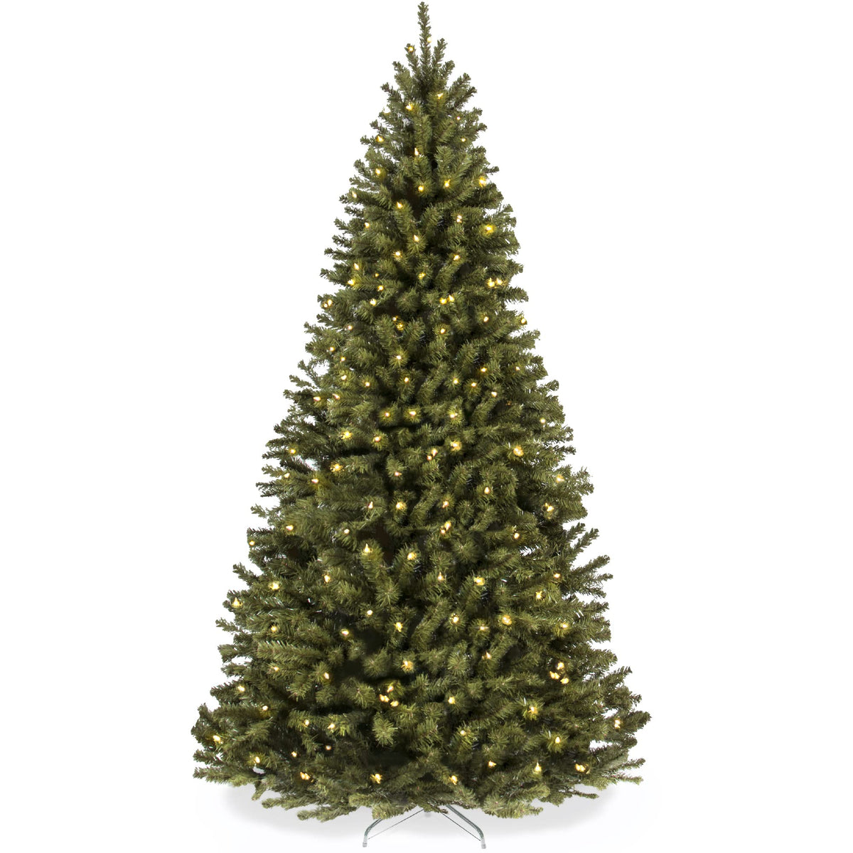 Best Choice Products 7.5ft Pre-Lit Spruce Artificial Holiday Christmas Tree for Home, Office, Party Decoration w/ 550 Incandesce