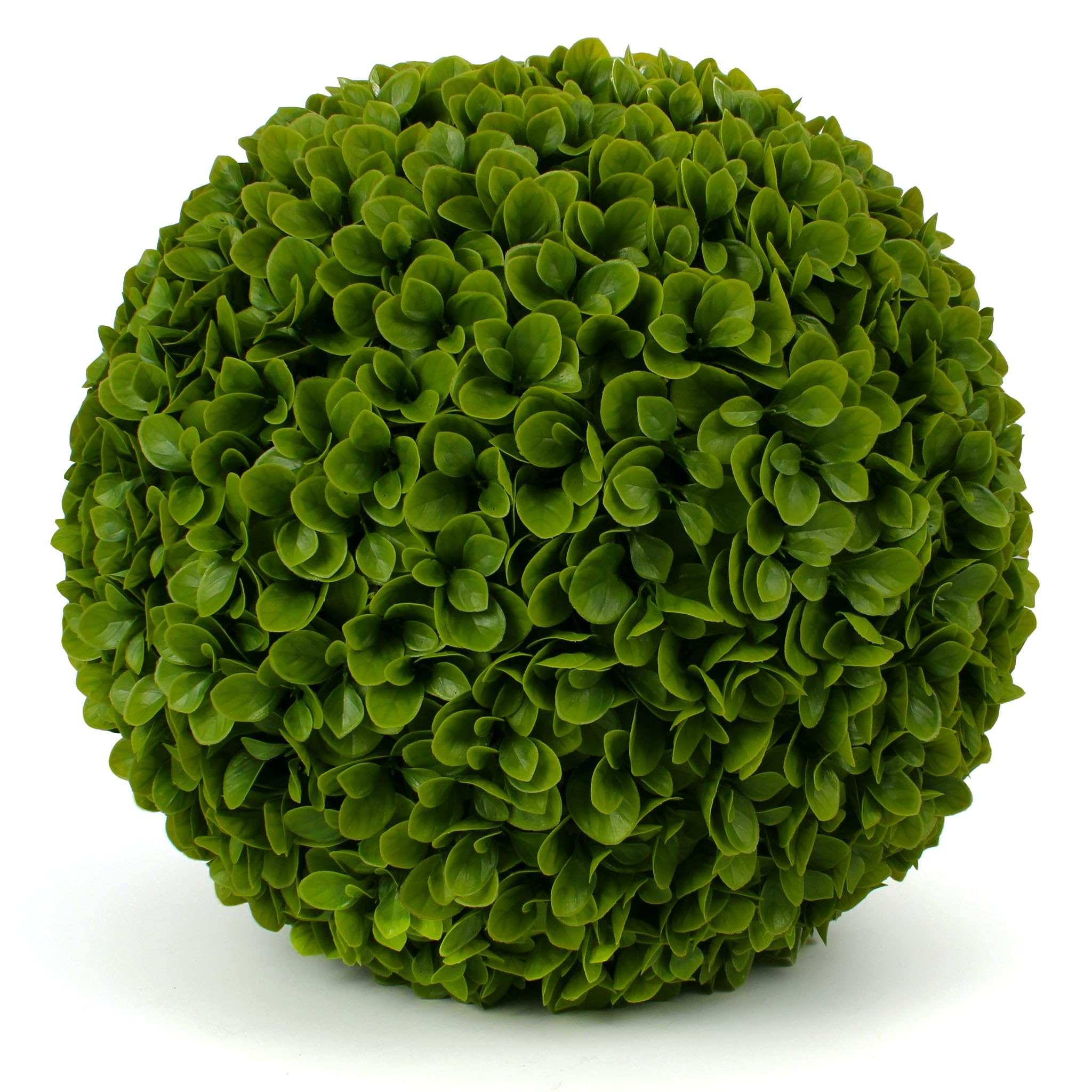 3rd Street Inn Jasper Topiary Ball - Artificial Plant Set - Indoor/Outdoor Wedding Party Decor - Faux Foliage Garden Sphere - Tr