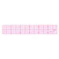 Westcott 8Ths 6-Inch Beveled Transparent Ruler (B-50), Clear