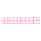 Westcott 8Ths 6-Inch Beveled Transparent Ruler (B-50), Clear